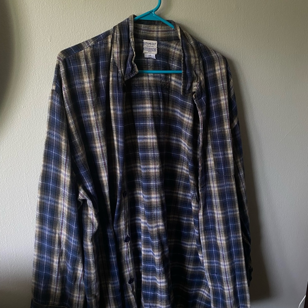 plaid oversized flannel